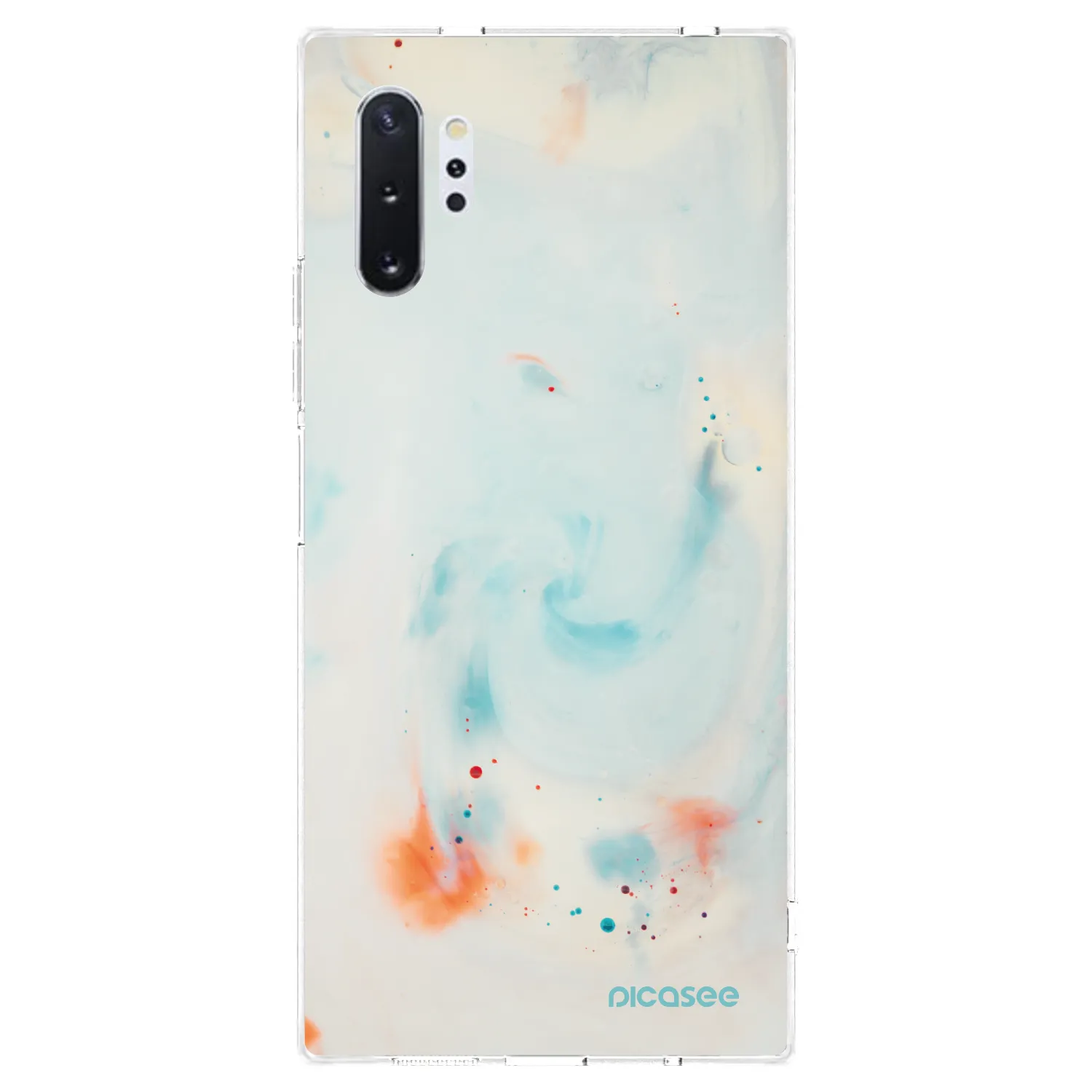 Picasee διαφανής θήκη σιλικόνης Samsung Galaxy Note 10+ N975F - Splash