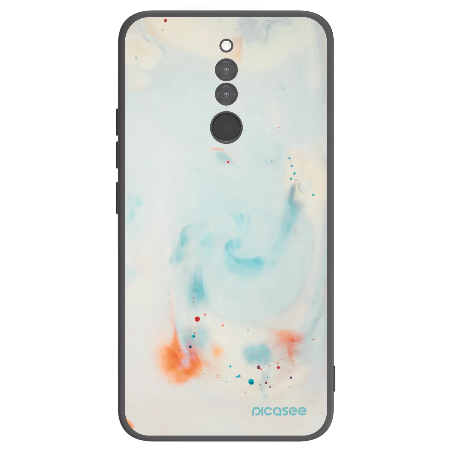 Picasee Μαύρη θήκη σιλικόνης για Xiaomi Redmi 8 - Splash