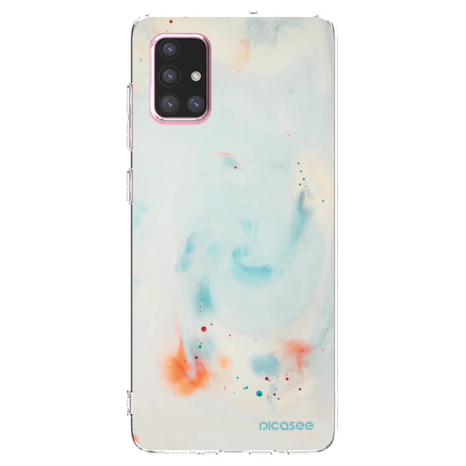 Picasee διαφανής θήκη σιλικόνης Samsung Galaxy A71 A715F - Splash