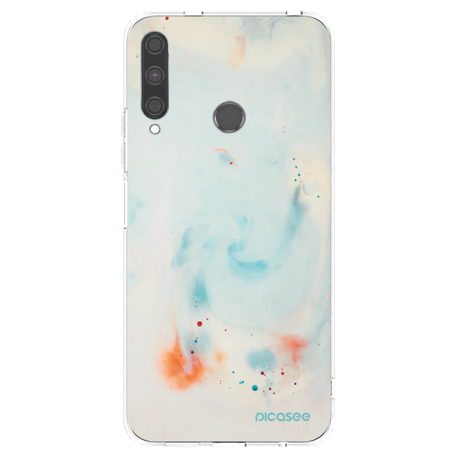 Picasee διαφανής θήκη σιλικόνης Huawei P40 Lite E - Splash