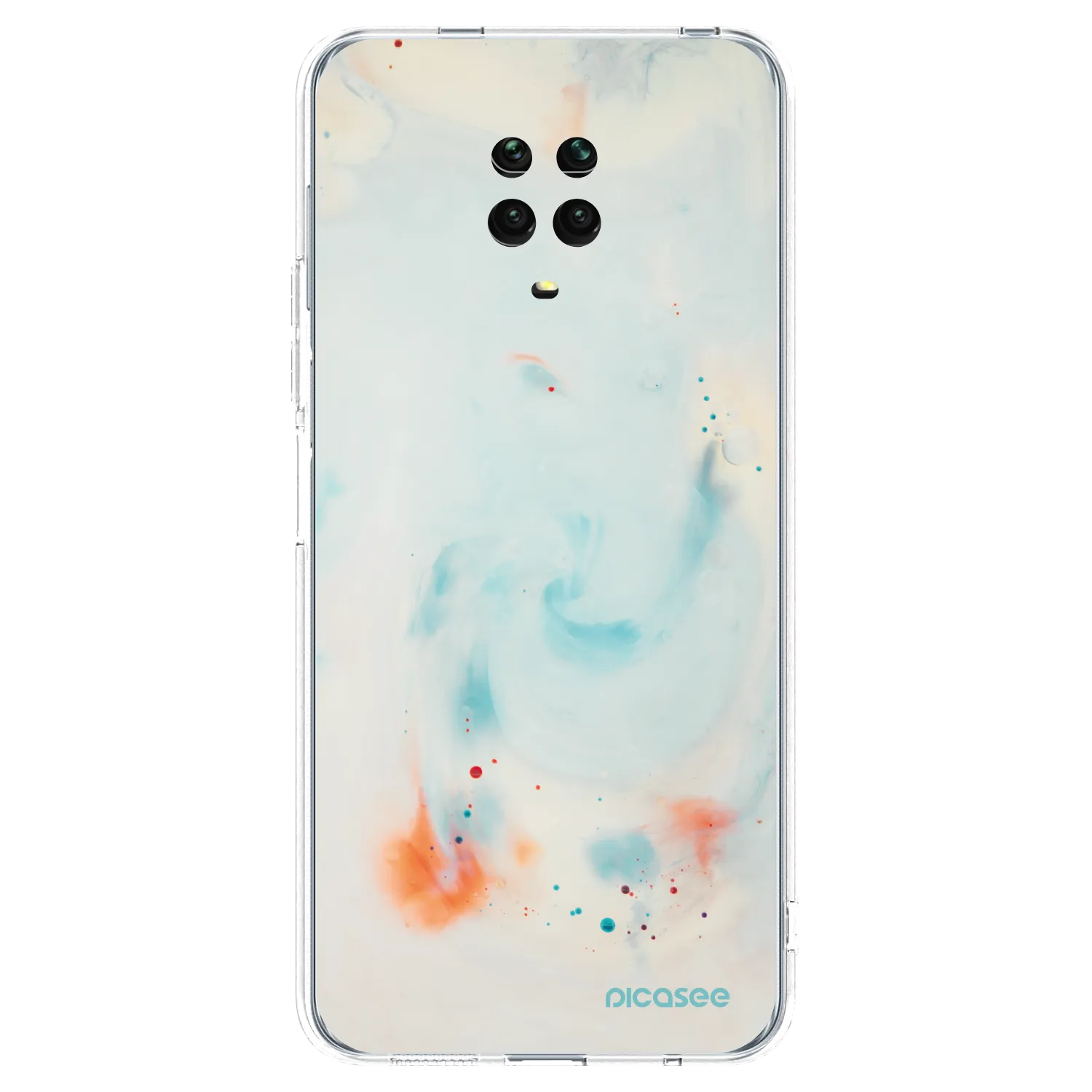 Picasee διαφανής θήκη σιλικόνης Xiaomi Redmi Note 9S - Splash