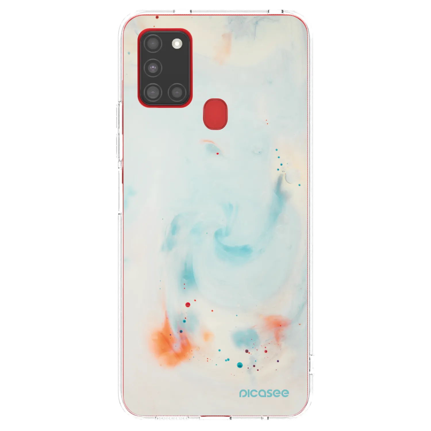 Picasee διαφανής θήκη σιλικόνης Samsung Galaxy A21s - Splash