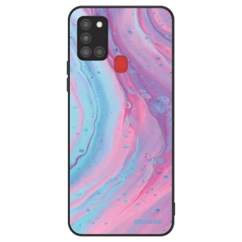 Θήκη για Samsung Galaxy A21s - Pink liquid