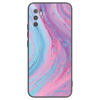 Picasee Μαύρη θήκη σιλικόνης για Xiaomi Poco M3 Pro 5G - Pink liquid