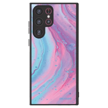 Picasee ULTIMATE CASE για Samsung Galaxy S22 Ultra 5G - Pink liquid