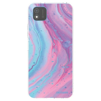 Picasee διαφανής θήκη σιλικόνης Realme C11 (2021) - Pink liquid