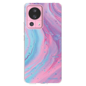 Picasee διαφανής θήκη σιλικόνης Xiaomi 13 Lite - Pink liquid