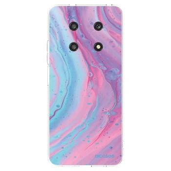 Picasee διαφανής θήκη σιλικόνης Honor Magic4 Lite 5G - Pink liquid