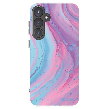 Picasee διαφανής θήκη σιλικόνης Samsung Galaxy S23 FE S711B - Pink liquid
