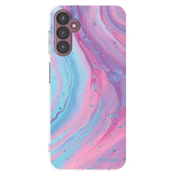 Picasee διαφανής θήκη σιλικόνης Samsung Galaxy A05s A057G - Pink liquid