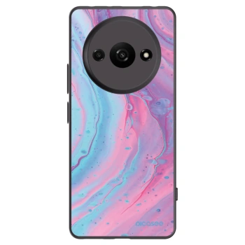 Picasee Μαύρη θήκη σιλικόνης για Xiaomi Redmi A3 - Pink liquid