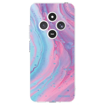 Picasee διαφανής θήκη σιλικόνης Xiaomi Redmi 14C - Pink liquid