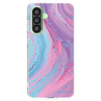 Picasee διαφανής θήκη σιλικόνης Samsung Galaxy A26 5G A266B - Pink liquid