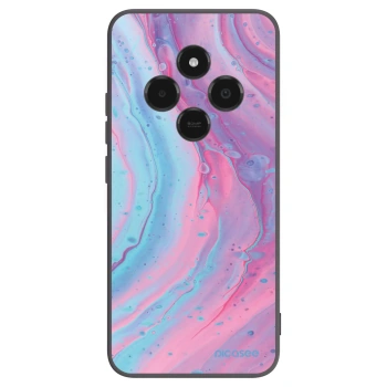 Picasee Μαύρη θήκη σιλικόνης για Xiaomi Poco C75 - Pink liquid
