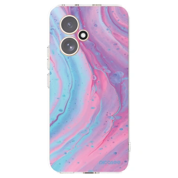 Picasee διαφανής θήκη σιλικόνης Honor 400 5G - Pink liquid