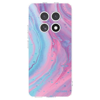 Picasee διαφανής θήκη σιλικόνης Xiaomi Redmi Note 15 - Pink liquid