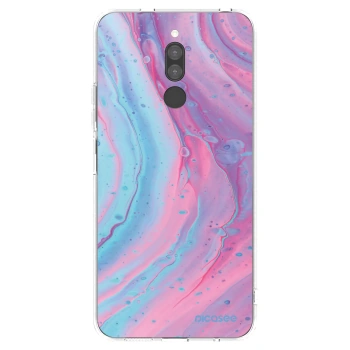 Picasee διαφανής θήκη σιλικόνης Xiaomi Redmi 8 - Pink liquid