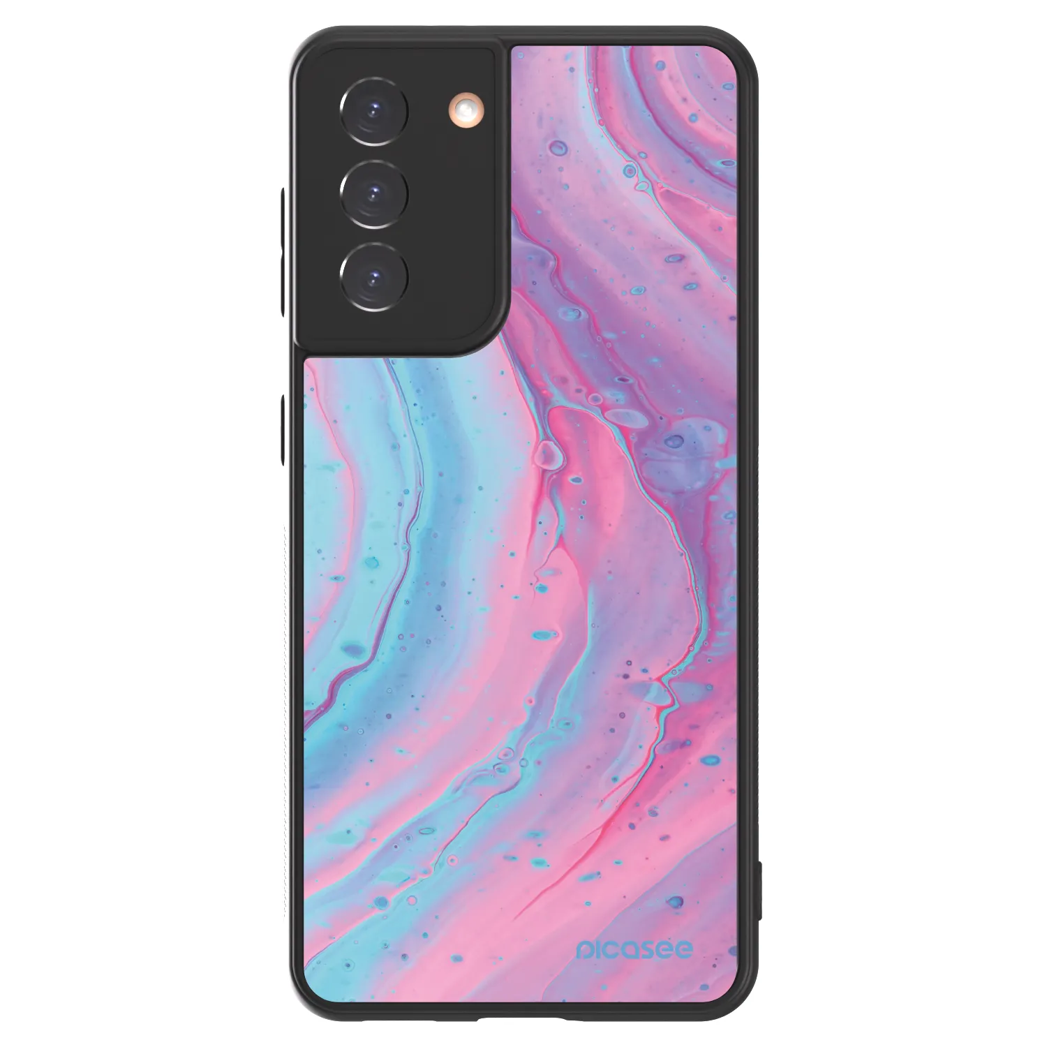 Picasee ULTIMATE CASE για Samsung Galaxy S21 5G G991B - Pink liquid