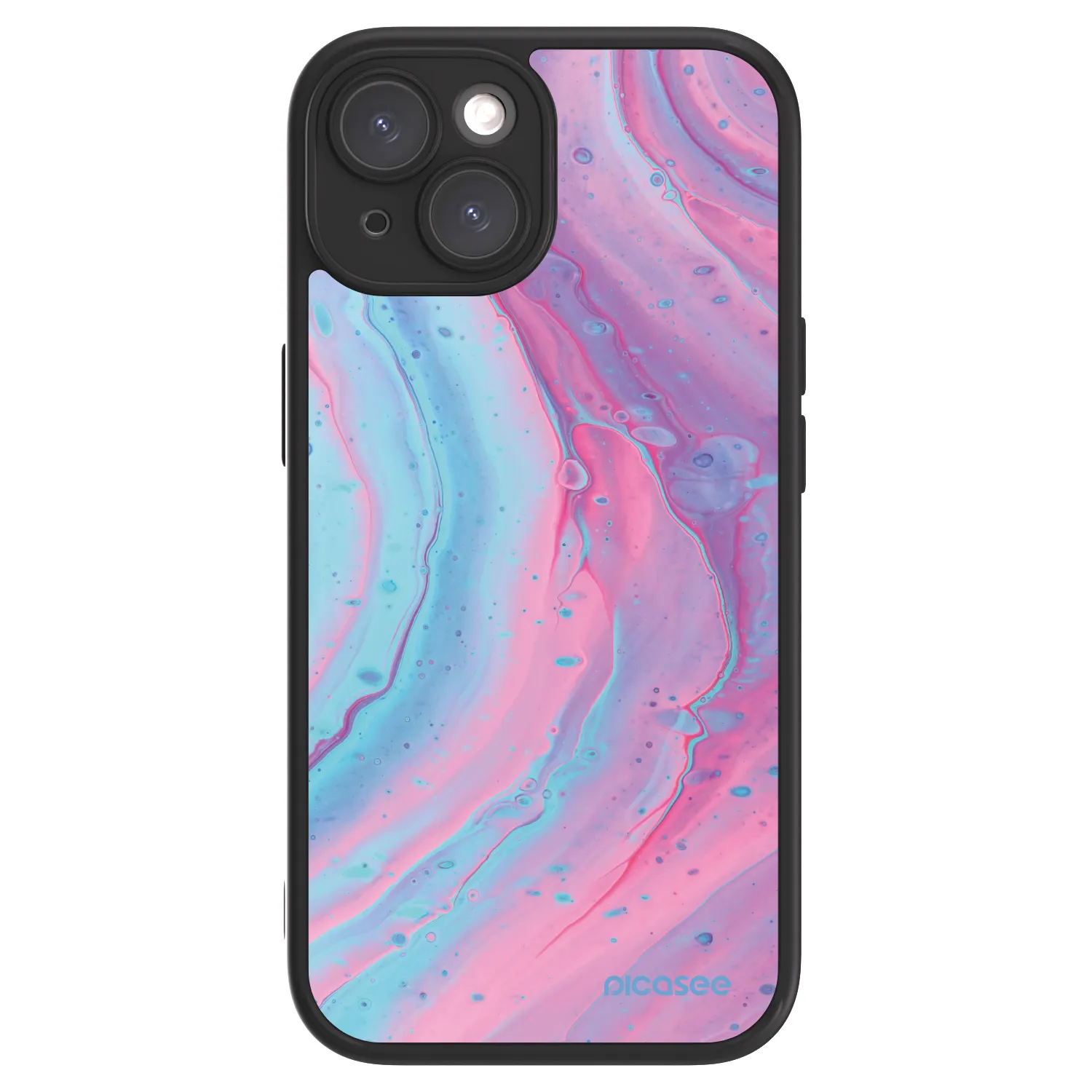 Picasee ULTIMATE CASE για Apple iPhone 15 - Pink liquid