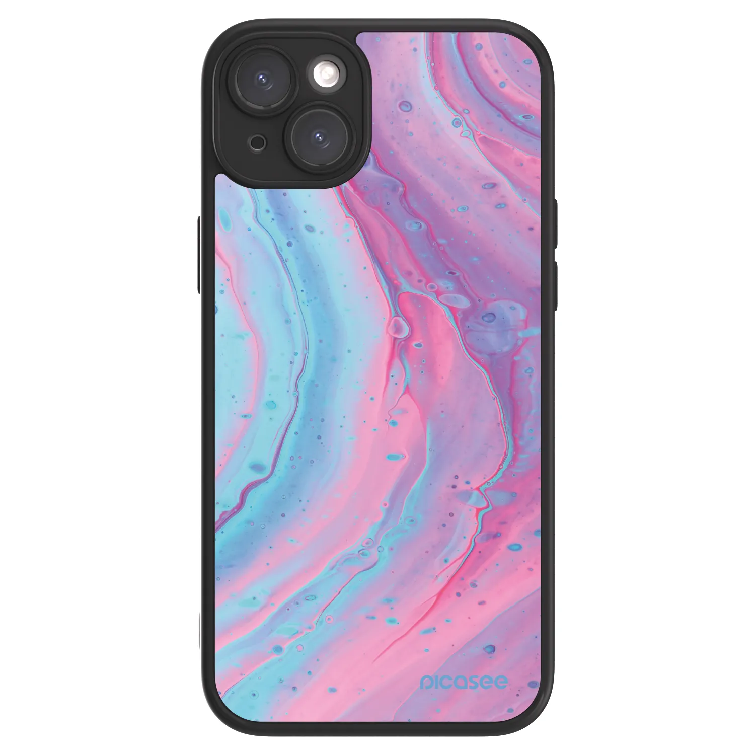 Picasee ULTIMATE CASE MagSafe pro Apple iPhone 15 Plus - Pink liquid