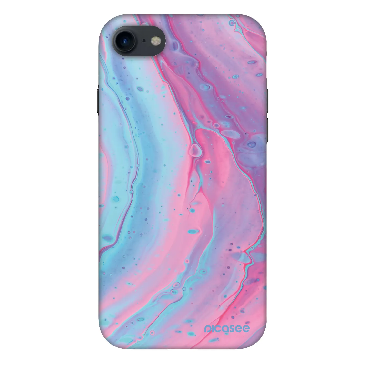 Picasee Fashion Case για Apple iPhone SE 2020 - Pink liquid