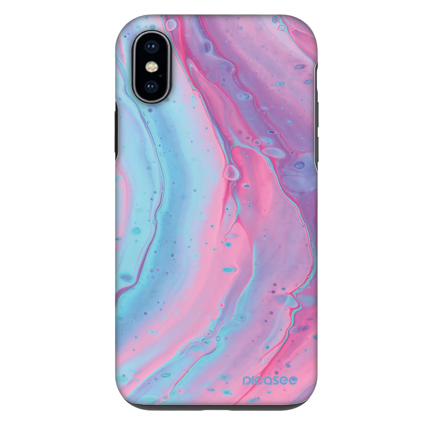 Picasee Fashion Case για Apple iPhone X/XS - Pink liquid