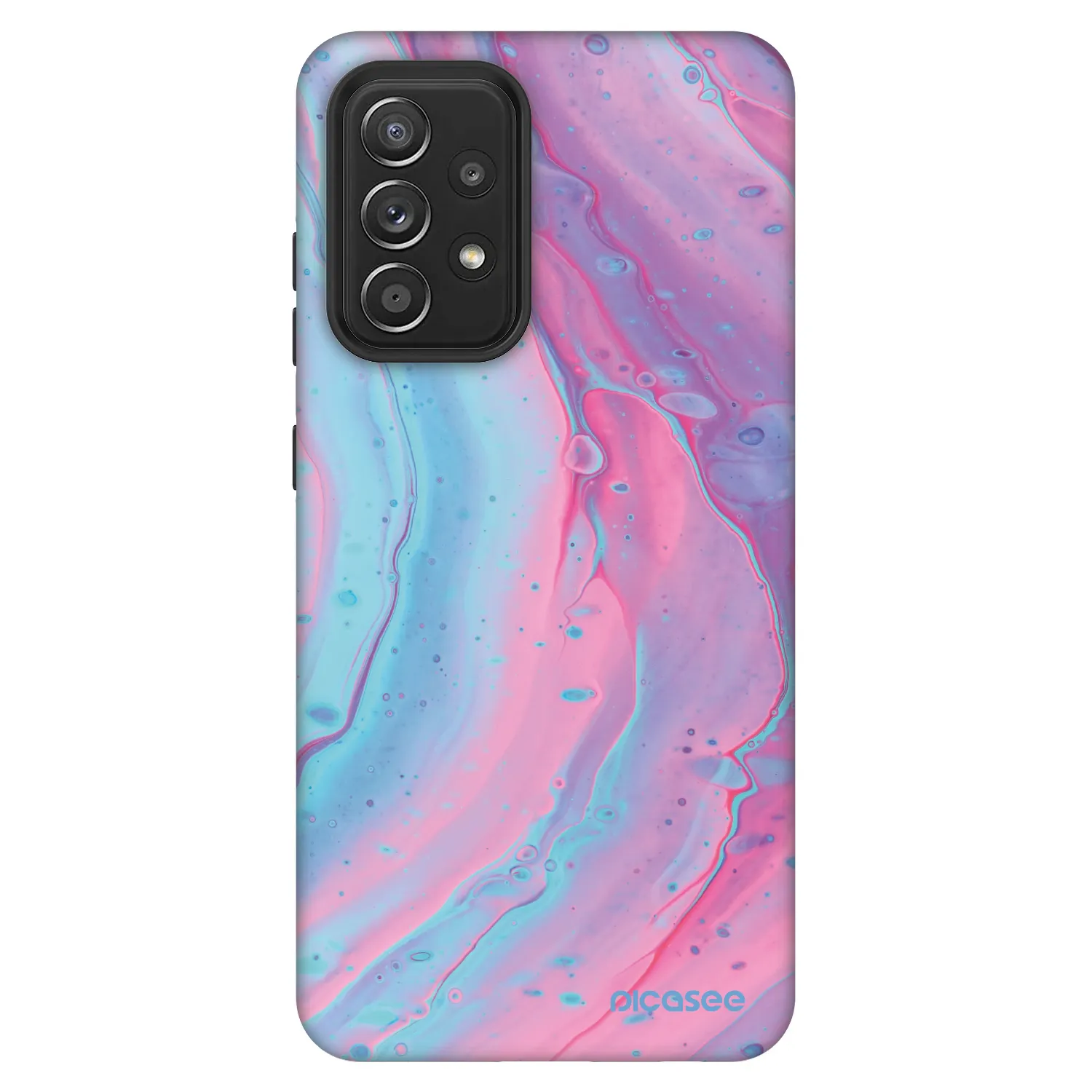 Picasee Fashion Case για Samsung Galaxy A52 5G A525F - Pink liquid