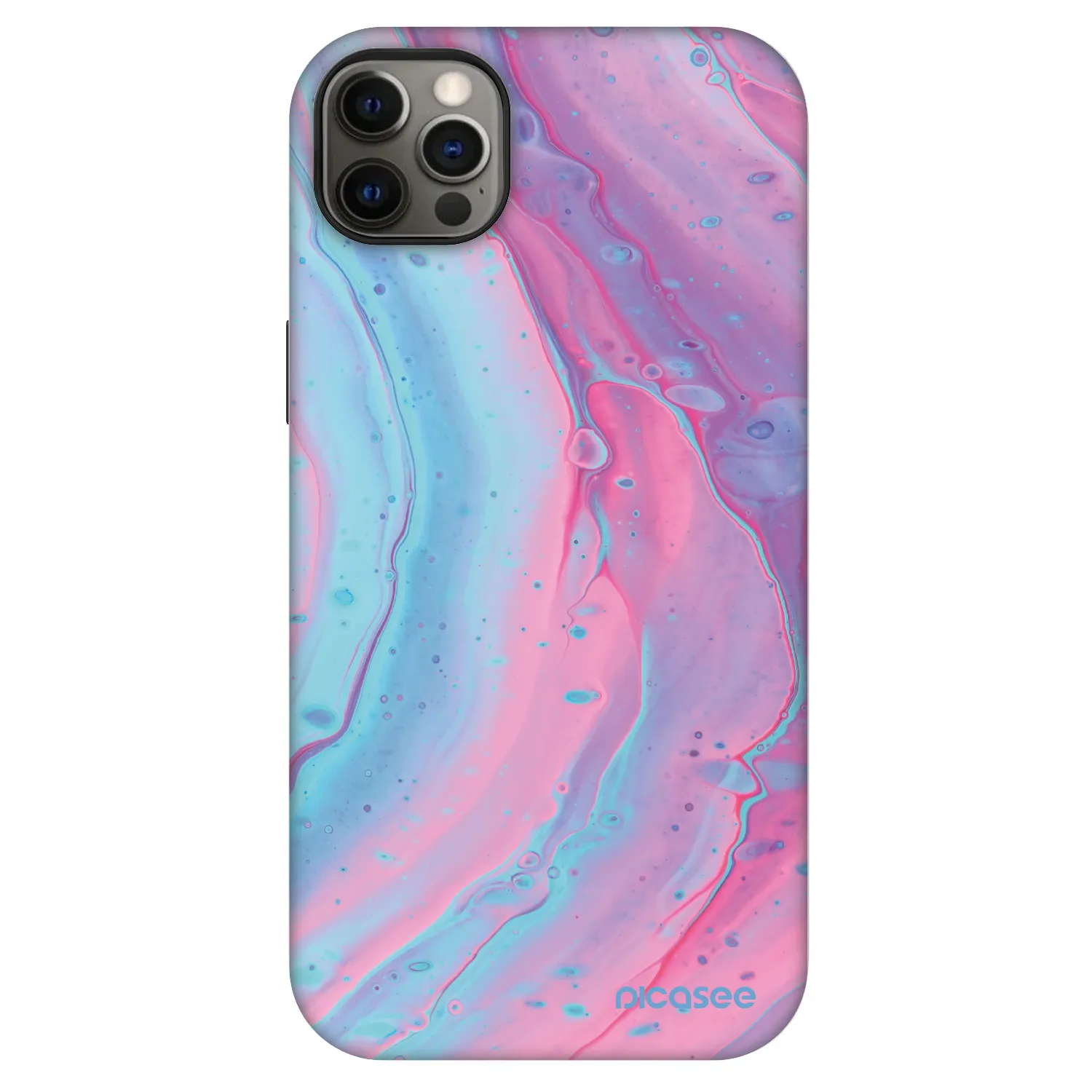 Picasee Fashion Case MagSafe για Apple iPhone 12 Pro Max - Pink liquid