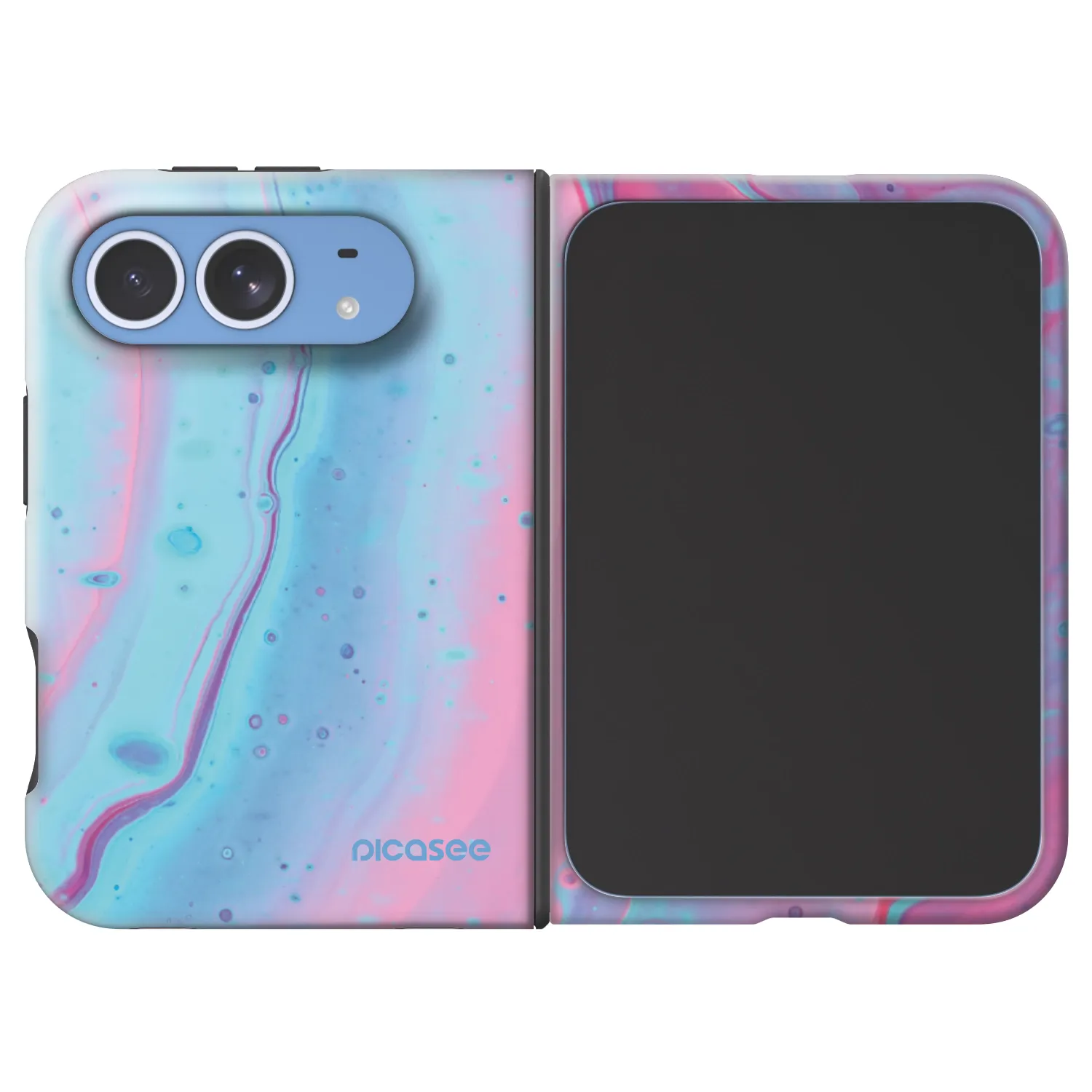 Picasee Fashion Case MagSafe για Apple iPhone Duo - Pink liquid