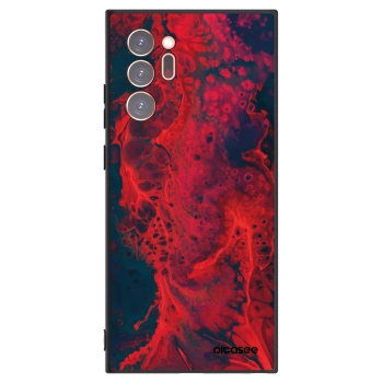 Picasee Μαύρη θήκη σιλικόνης για Samsung Galaxy Note 20 Ultra - Organic red