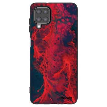 Picasee Μαύρη θήκη σιλικόνης για Samsung Galaxy M12 M127F - Organic red