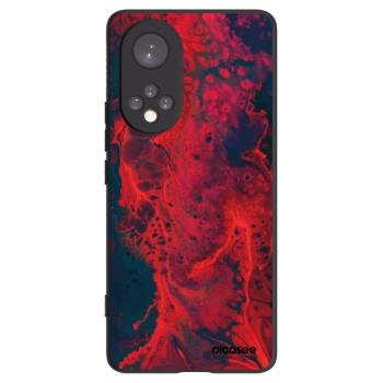 Picasee Μαύρη θήκη σιλικόνης για Huawei Nova 9 - Organic red