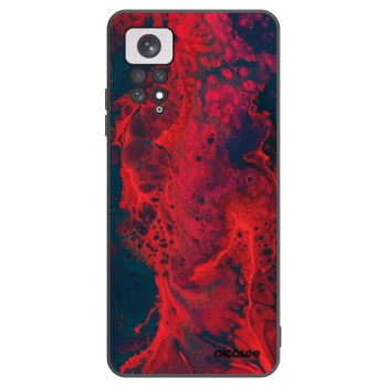 Picasee Μαύρη θήκη σιλικόνης για Xiaomi Redmi Note 11 - Organic red