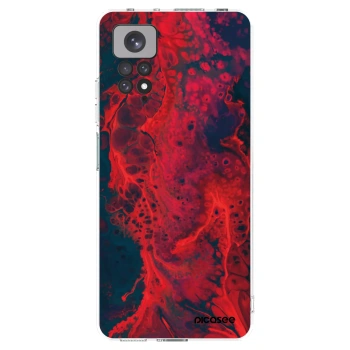Picasee διαφανής θήκη σιλικόνης Xiaomi Redmi Note 11S 4G - Organic red
