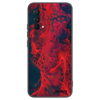Picasee Μαύρη θήκη σιλικόνης για Realme GT Master Edition 5G - Organic red