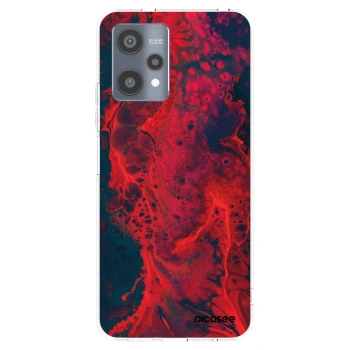 Picasee διαφανής θήκη σιλικόνης Realme 9 Pro 5G - Organic red
