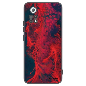 Picasee Μαύρη θήκη σιλικόνης για Xiaomi Poco X4 Pro 5G - Organic red