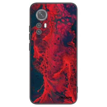 Picasee Μαύρη θήκη σιλικόνης για Xiaomi 12 - Organic red