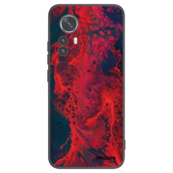 Picasee Μαύρη θήκη σιλικόνης για Xiaomi 12 Pro - Organic red