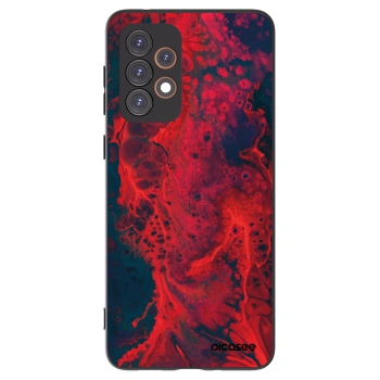 Picasee Μαύρη θήκη σιλικόνης για Samsung Galaxy A33 5G A336 - Organic red
