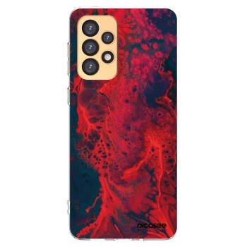 Picasee διαφανής θήκη σιλικόνης Samsung Galaxy A33 5G A336 - Organic red