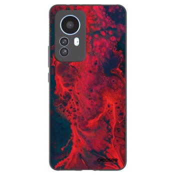 Picasee Μαύρη θήκη σιλικόνης για Xiaomi 12T - Organic red