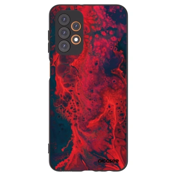 Picasee Μαύρη θήκη σιλικόνης για Samsung Galaxy A23 A235F 4G - Organic red