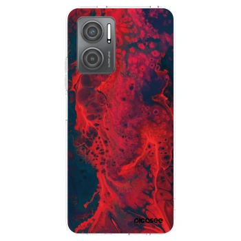 Picasee διαφανής θήκη σιλικόνης Xiaomi Redmi 10 5G - Organic red