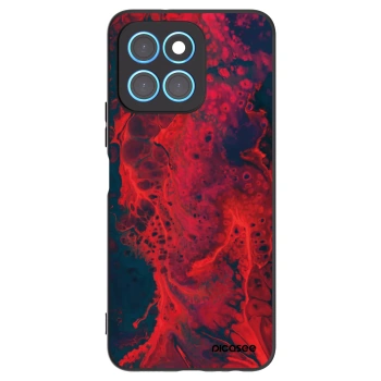 Picasee Μαύρη θήκη σιλικόνης για Honor X6 - Organic red