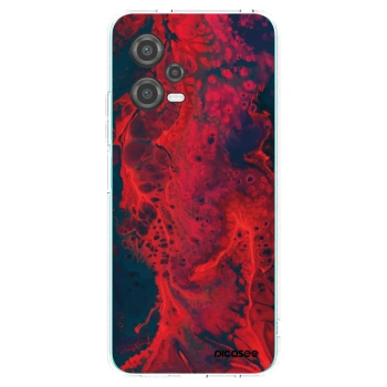 Picasee διαφανής θήκη σιλικόνης Xiaomi Poco X5 - Organic red