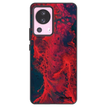Picasee Μαύρη θήκη σιλικόνης για Xiaomi 13 Lite - Organic red