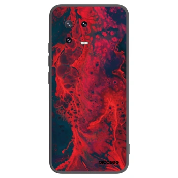 Picasee Μαύρη θήκη σιλικόνης για Xiaomi 13 Pro - Organic red
