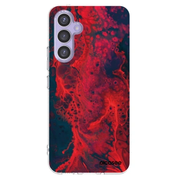Picasee διαφανής θήκη σιλικόνης Samsung Galaxy A54 5G A546B - Organic red
