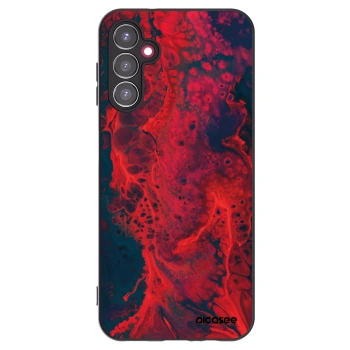Picasee Μαύρη θήκη σιλικόνης για Samsung Galaxy A14 4G A145R - Organic red